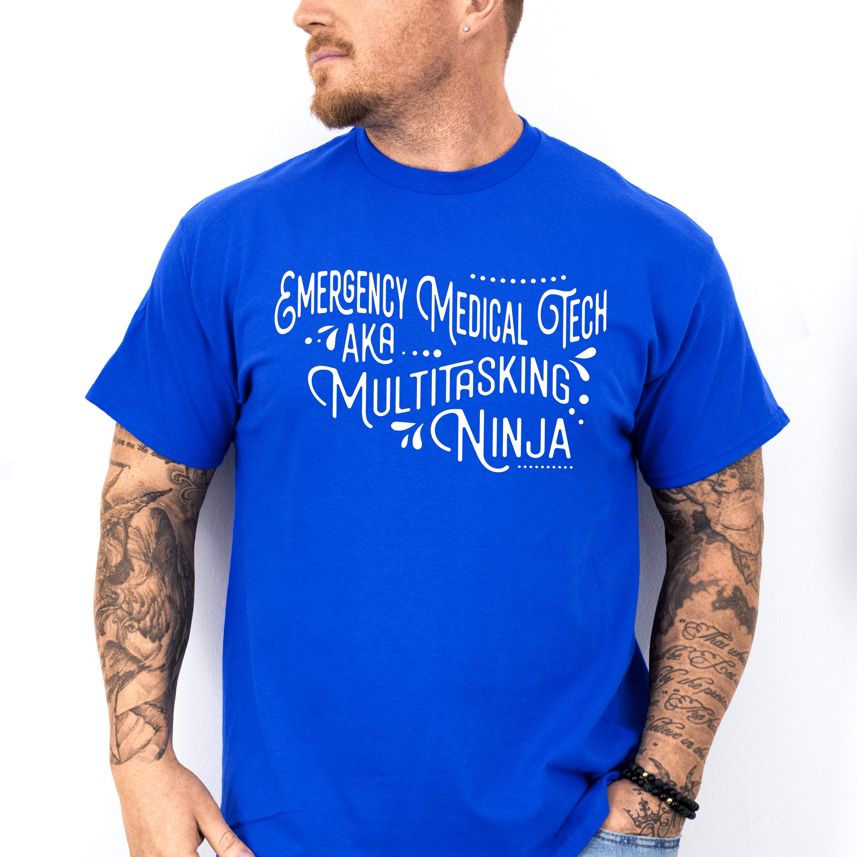 EMT Aka Multitasking Ninja - EMT Unisex Crewneck T-Shirt Sweatshirt Hoodie