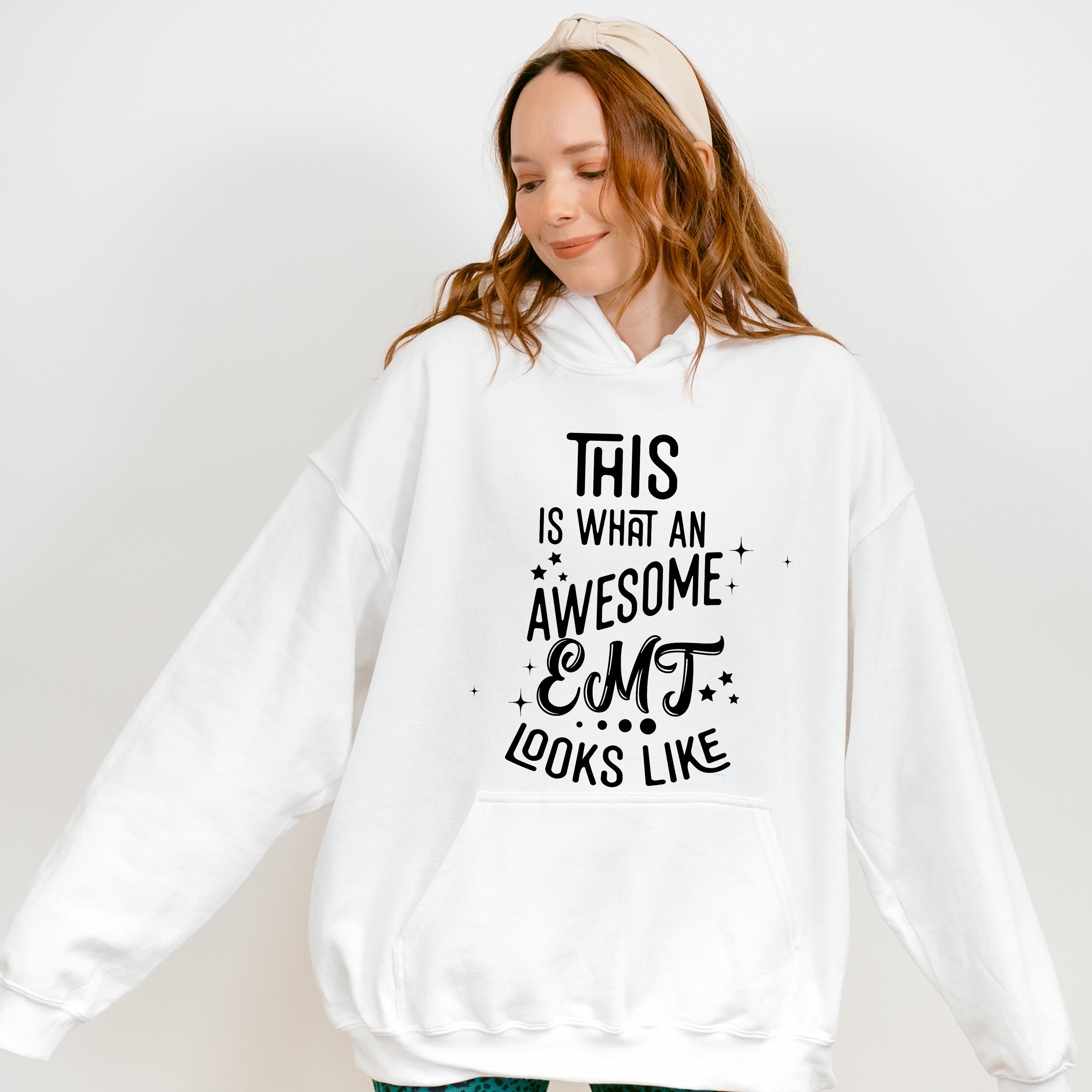 This Is What An Awesome EMT Looks Like - EMT Unisex Crewneck T-Shirt Sweatshirt Hoodie