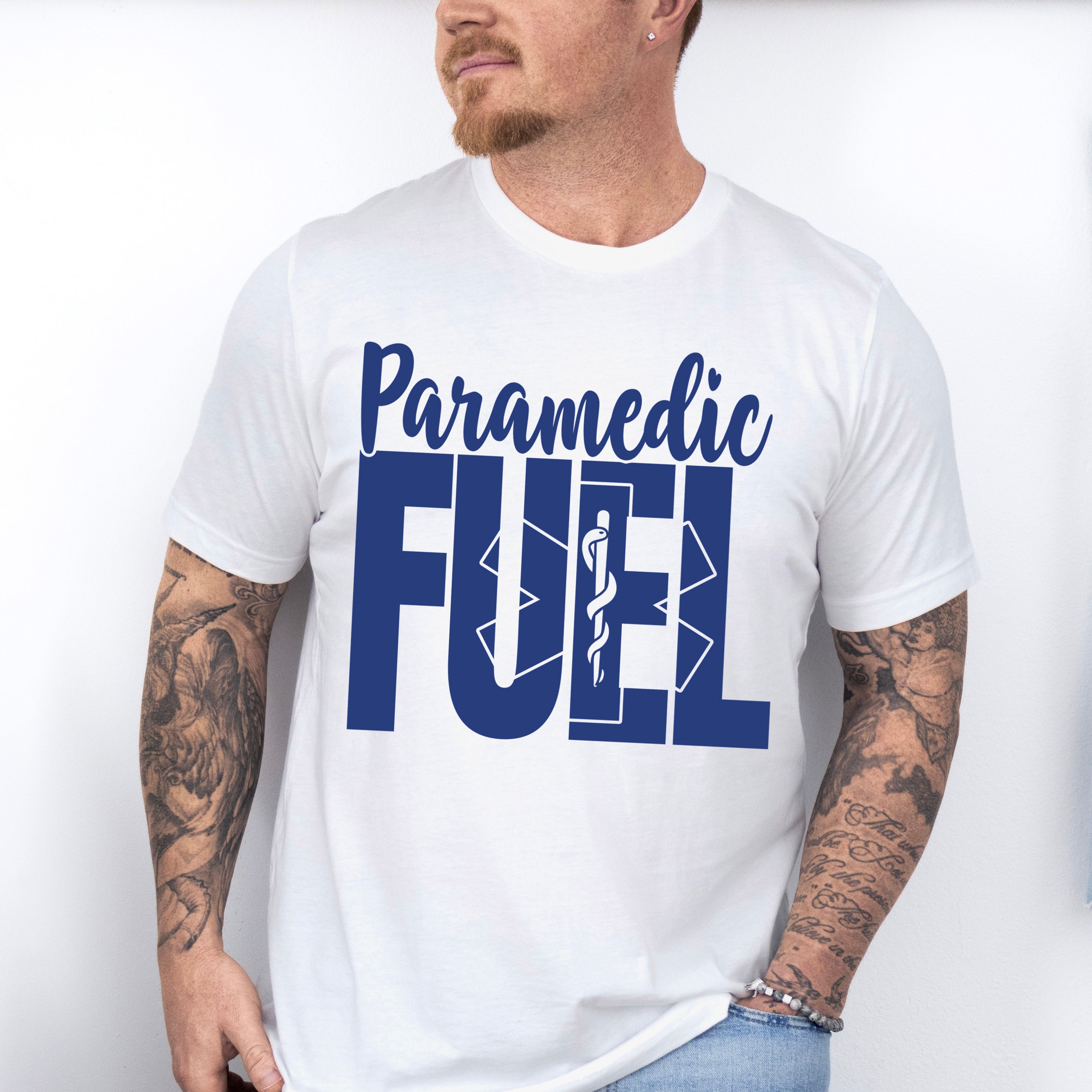 Paramedic Fuel - EMT Unisex Crewneck T-Shirt Sweatshirt Hoodie