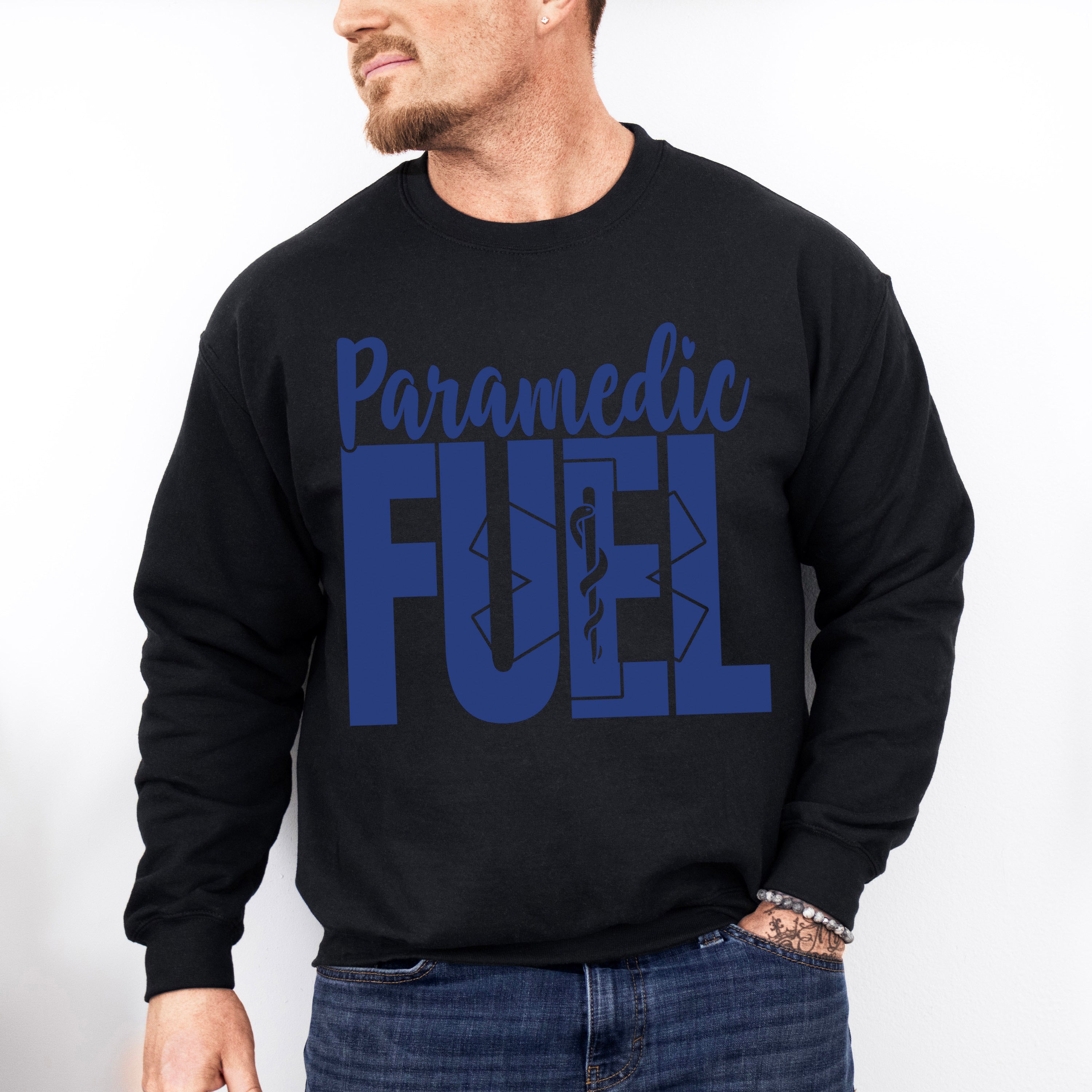 Paramedic Fuel - EMT Unisex Crewneck T-Shirt Sweatshirt Hoodie