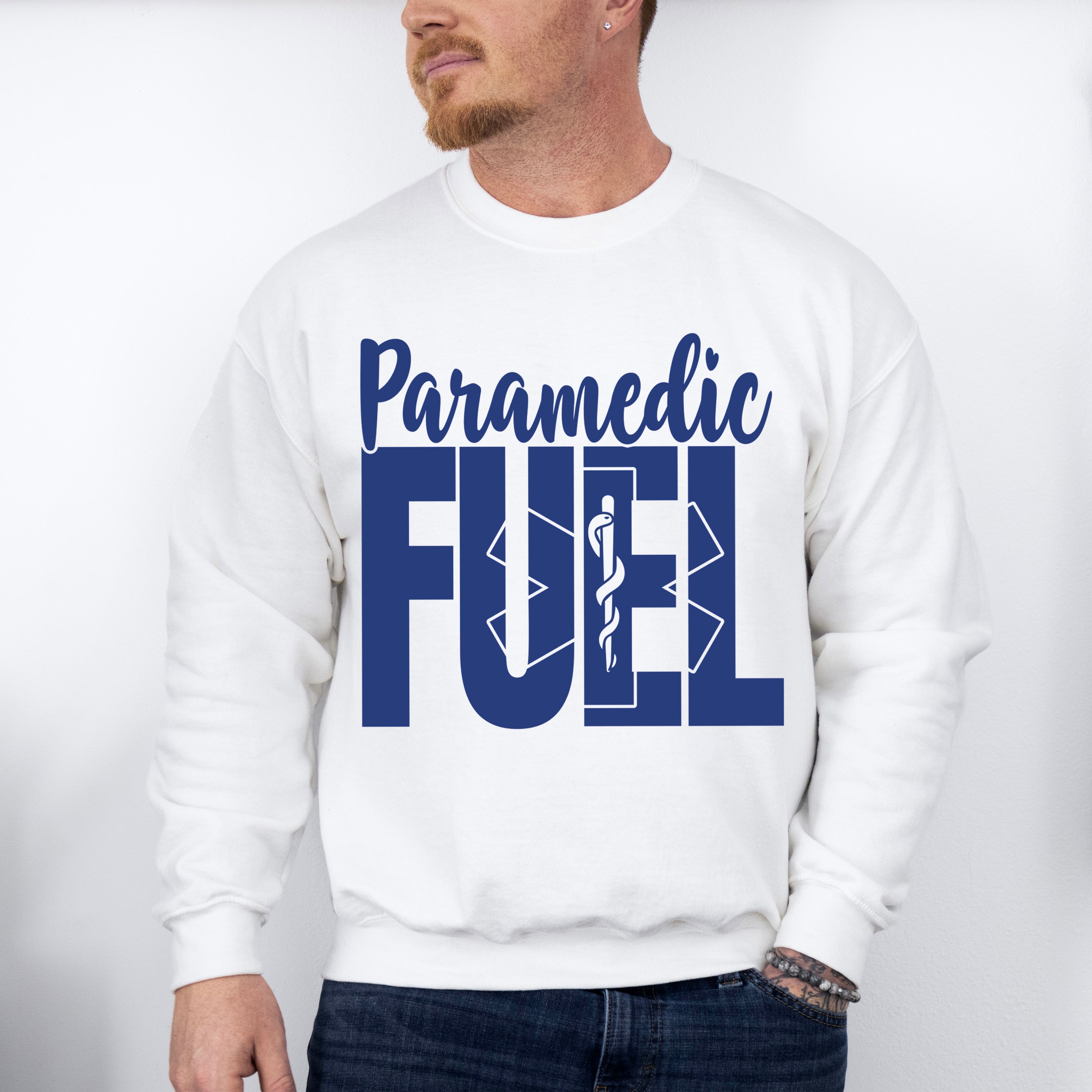Paramedic Fuel - EMT Unisex Crewneck T-Shirt Sweatshirt Hoodie