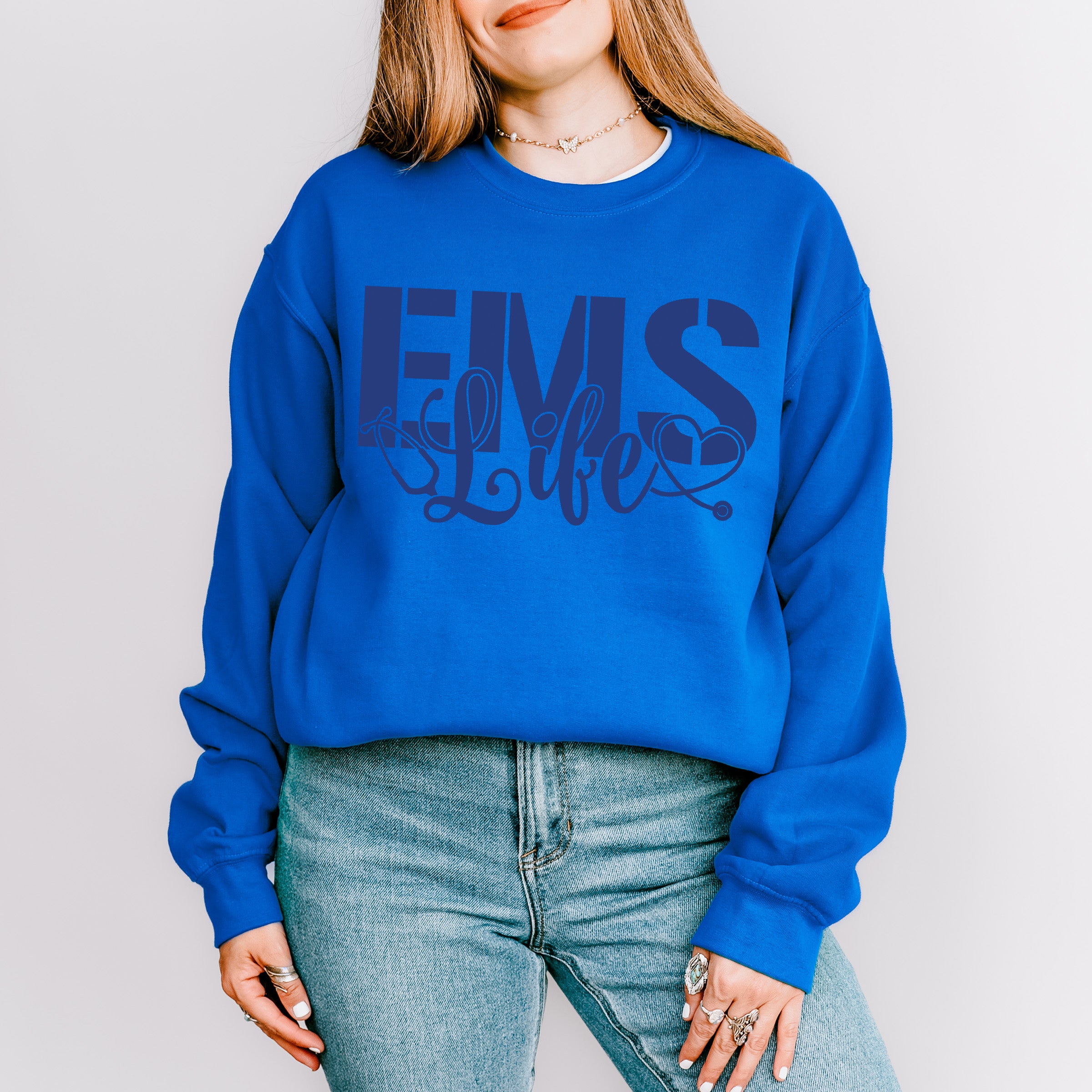 EMS Life - EMT Unisex Crewneck T-Shirt Sweatshirt Hoodie