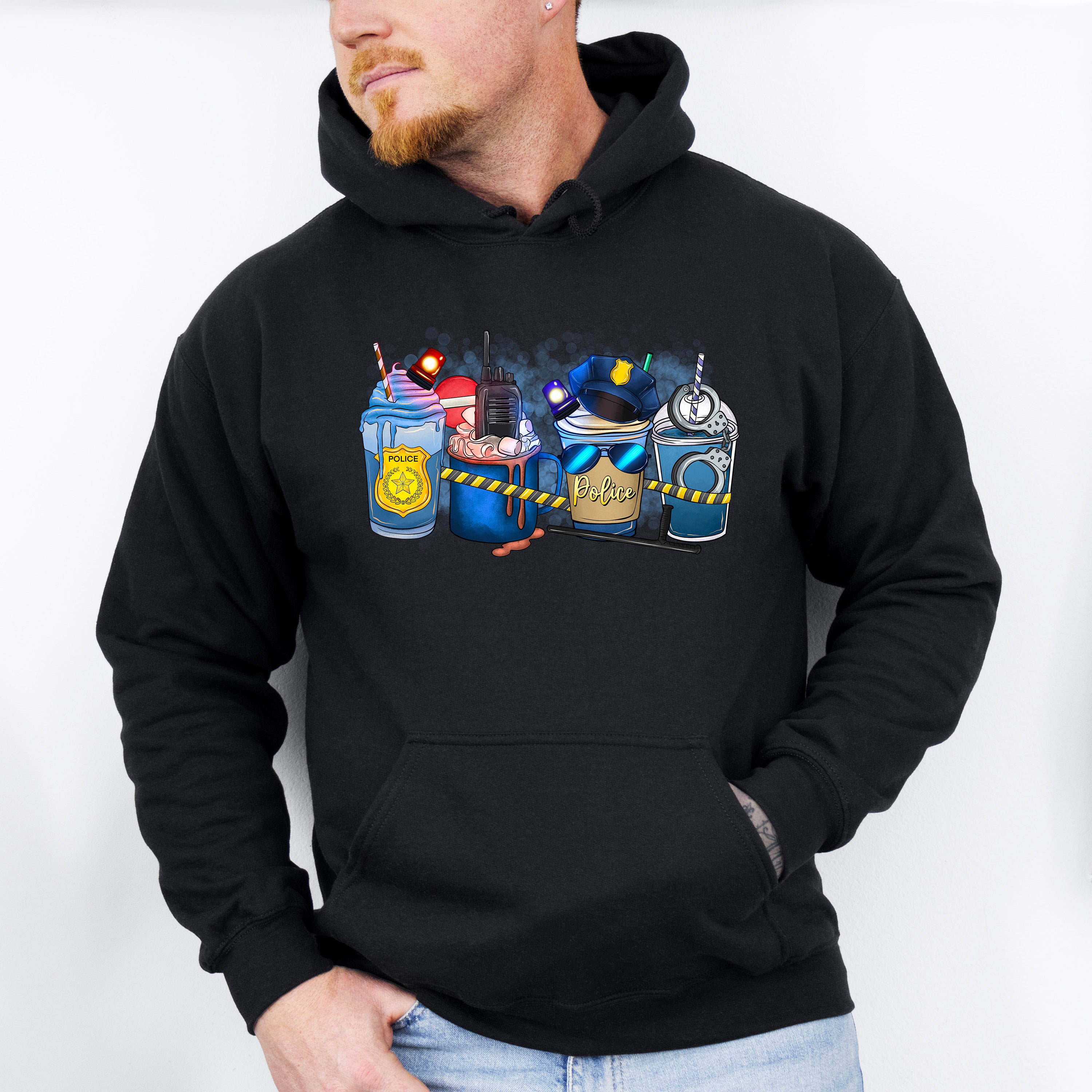 Police Themed Cups - Police Unisex Crewneck T-Shirt Sweatshirt Hoodie