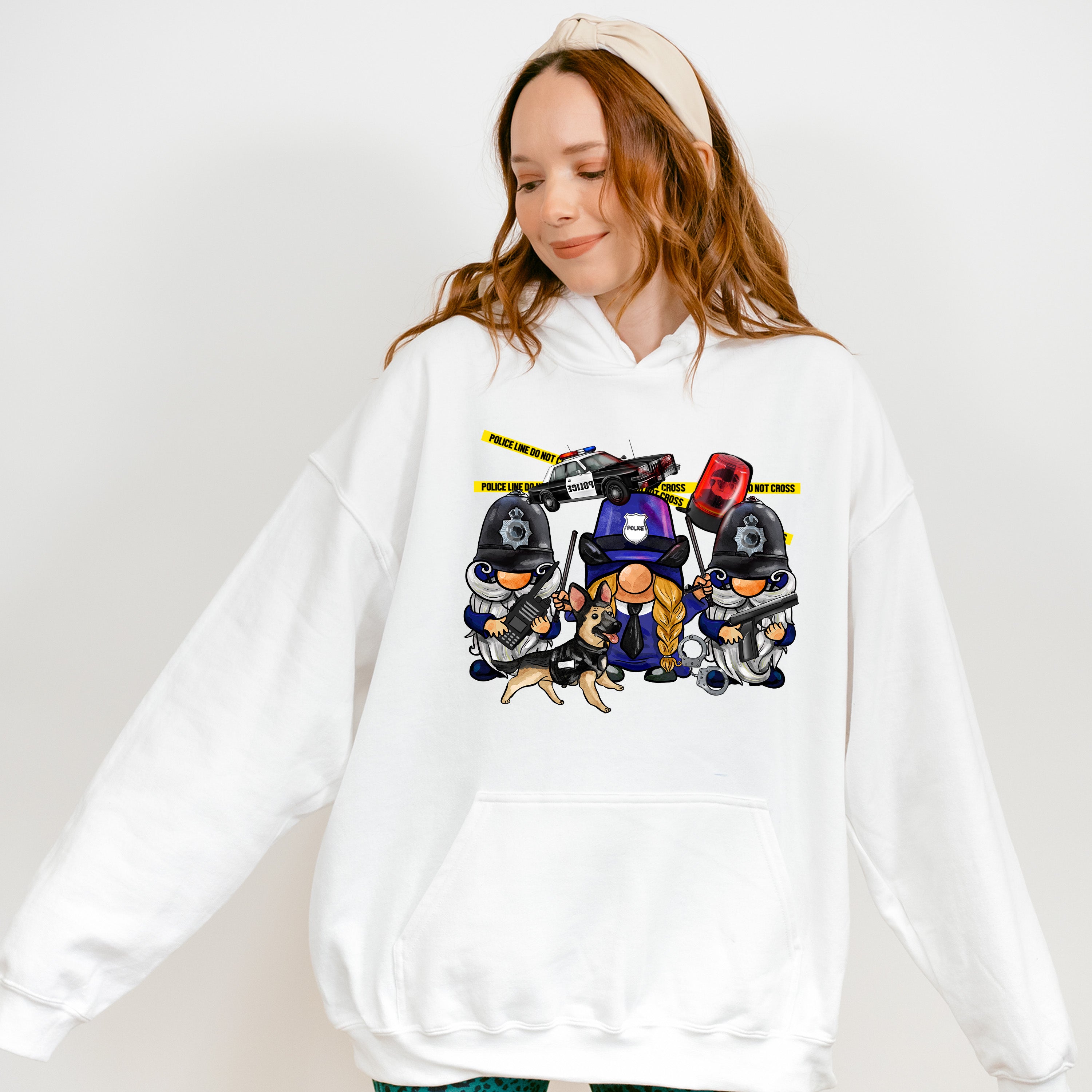 Police Gnomes - Police Unisex Crewneck T-Shirt Sweatshirt Hoodie
