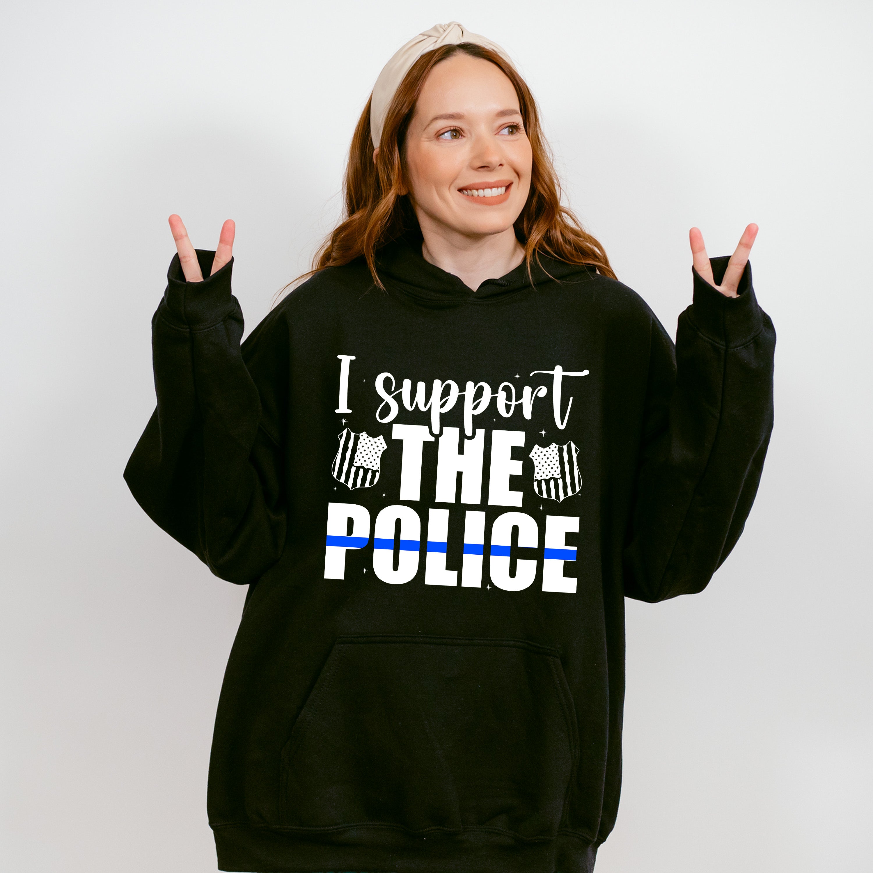 I Support The Police - Police Unisex Crewneck T-Shirt Sweatshirt Hoodie