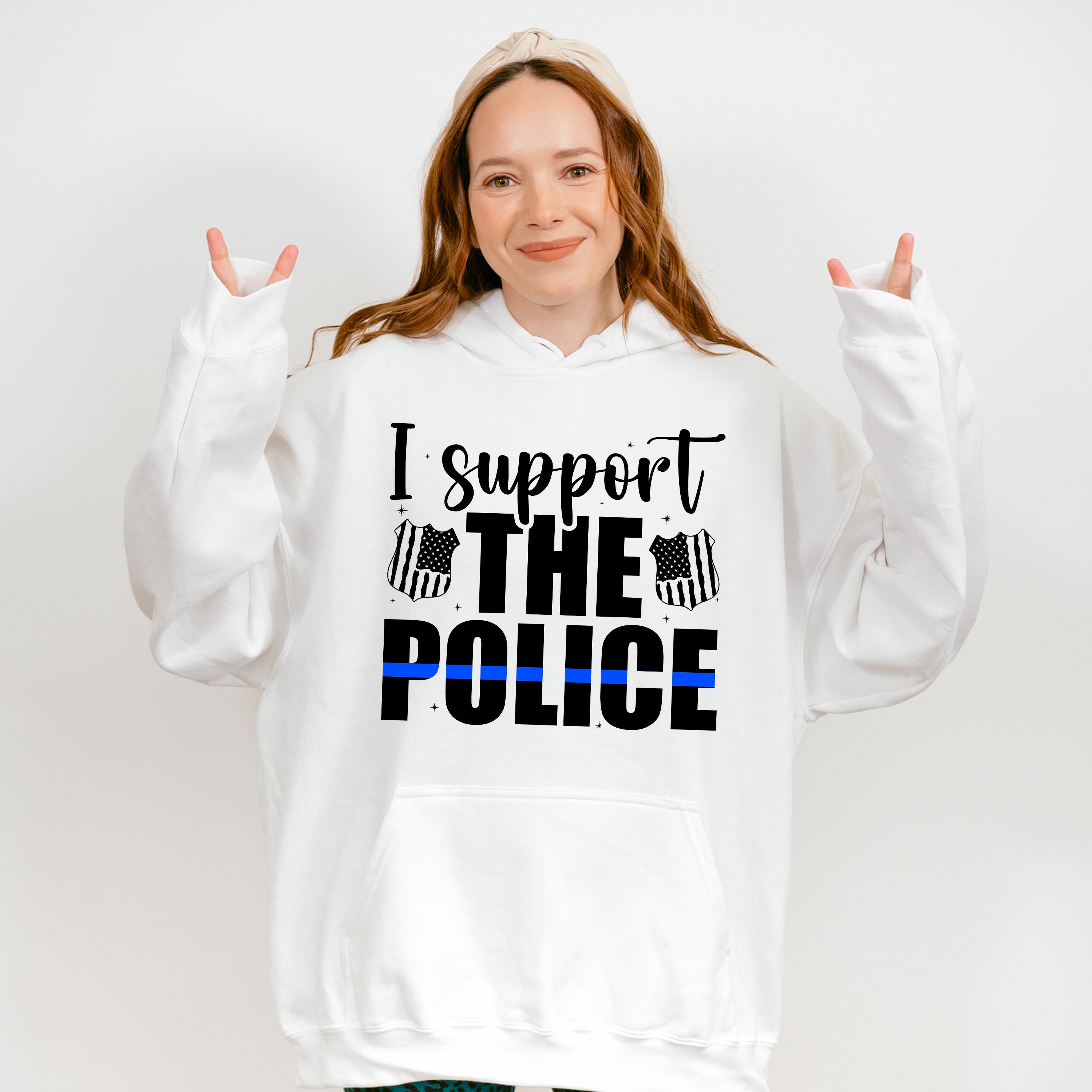 I Support The Police - Police Unisex Crewneck T-Shirt Sweatshirt Hoodie