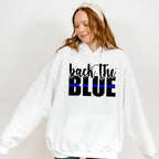 Back The Blue - Police Unisex Crewneck T-Shirt Sweatshirt Hoodie