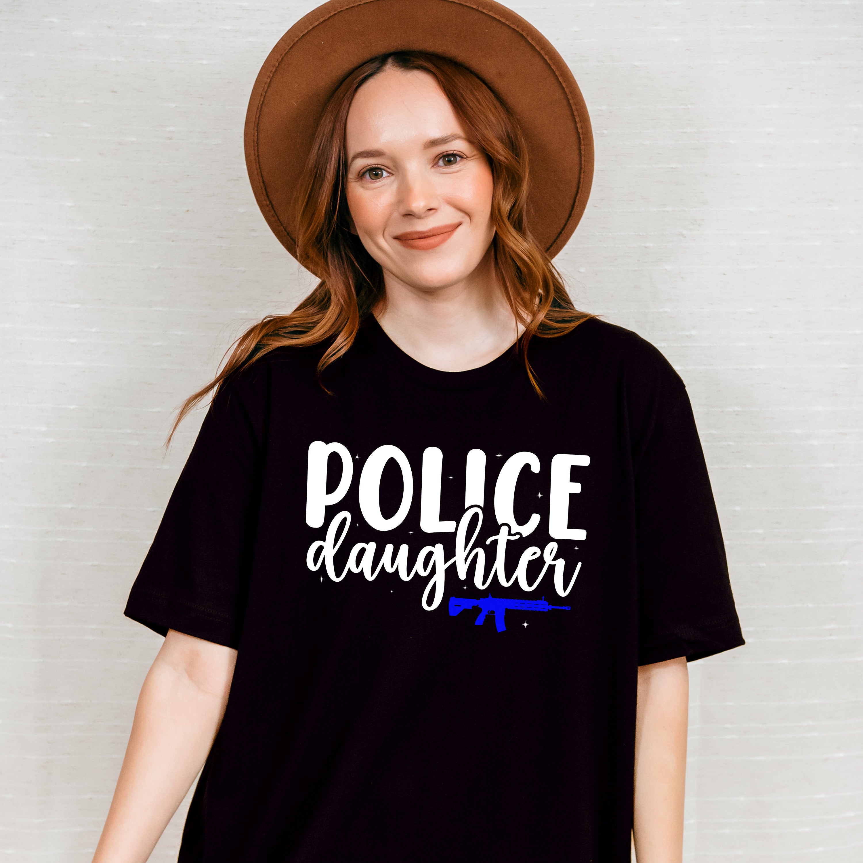 Police Daughter - Police Unisex Crewneck T-Shirt Sweatshirt Hoodie