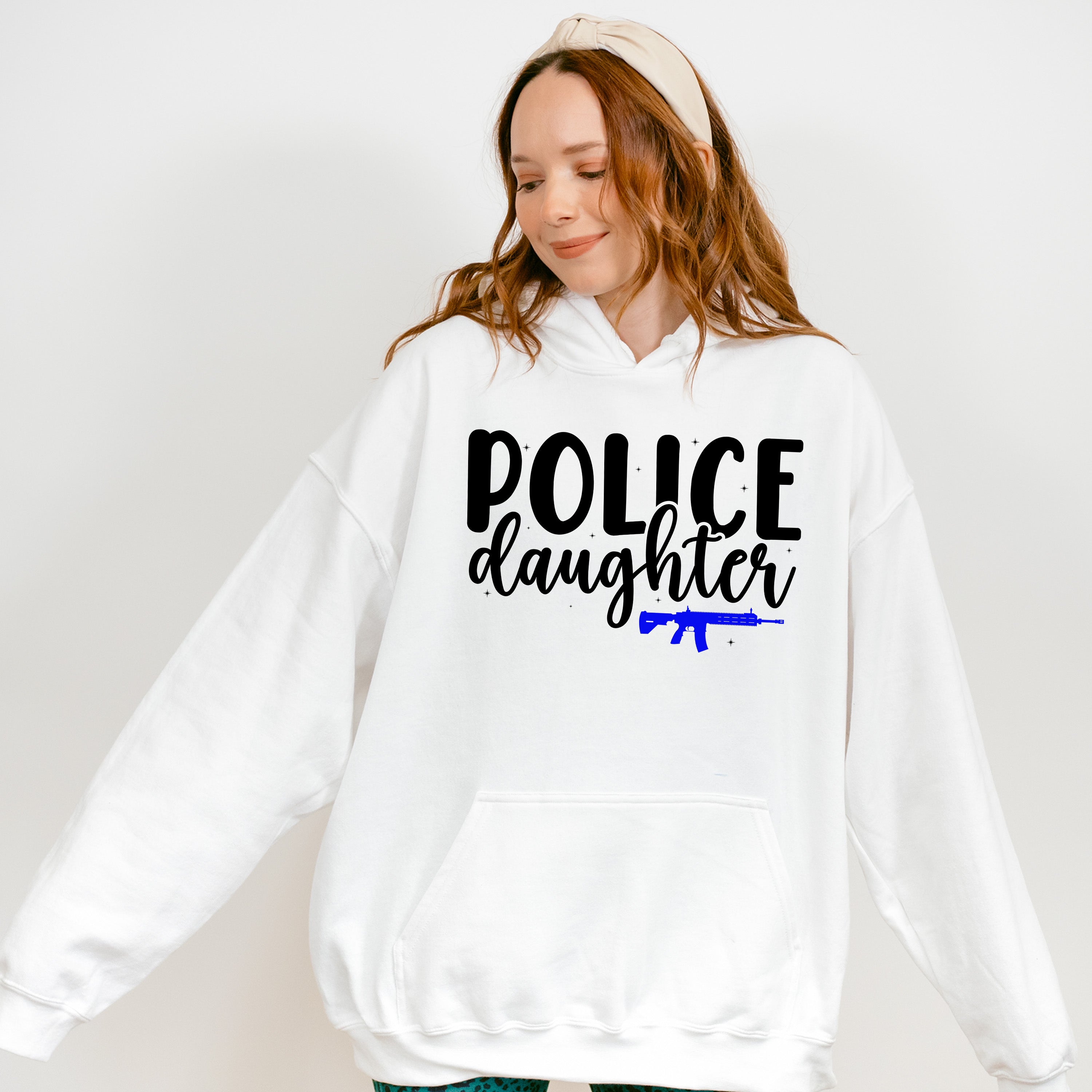Police Daughter - Police Unisex Crewneck T-Shirt Sweatshirt Hoodie