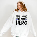 My Son Is My Hero - Police Unisex Crewneck T-Shirt Sweatshirt Hoodie