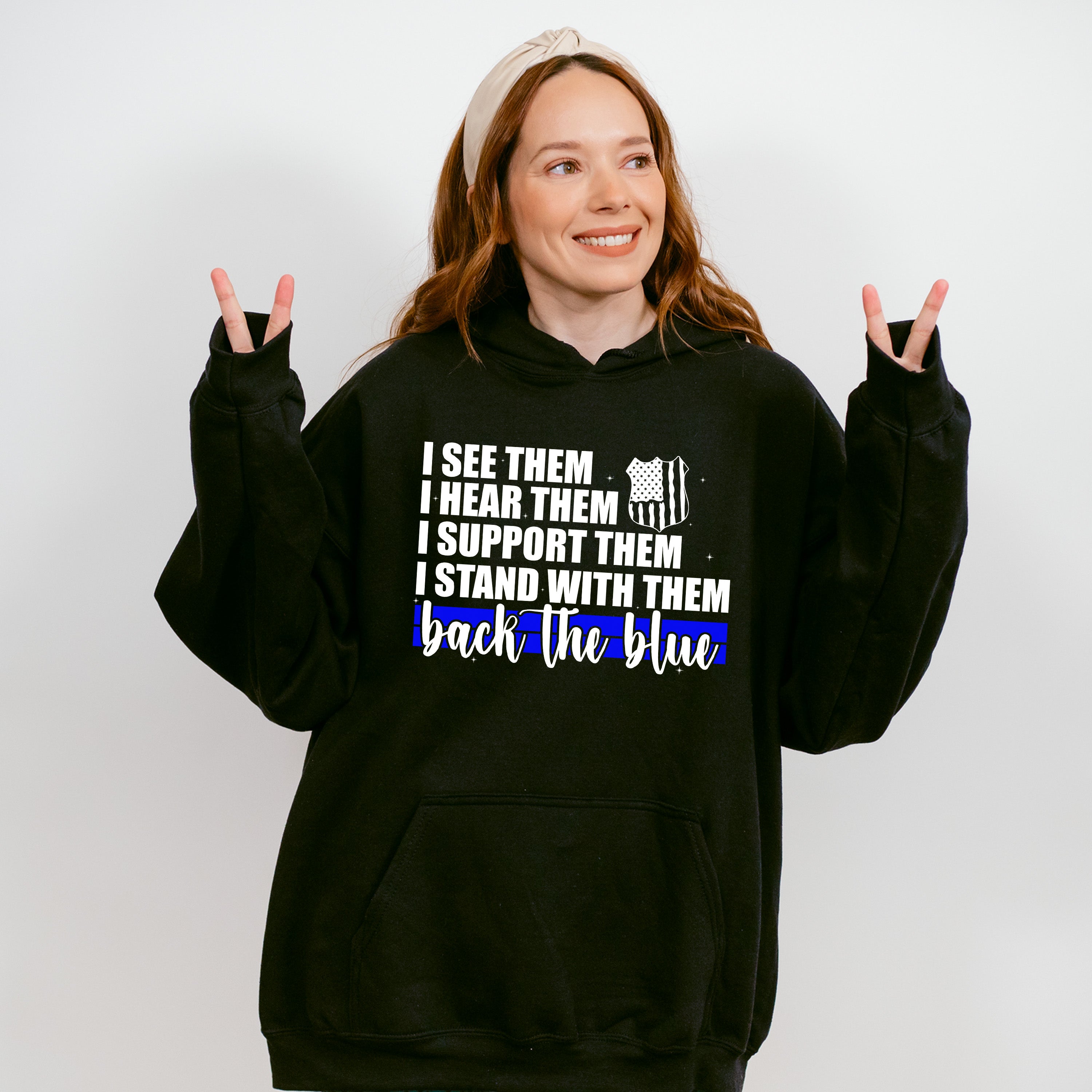 I See Them I Hear Them - Police Unisex Crewneck T-Shirt Sweatshirt Hoodie