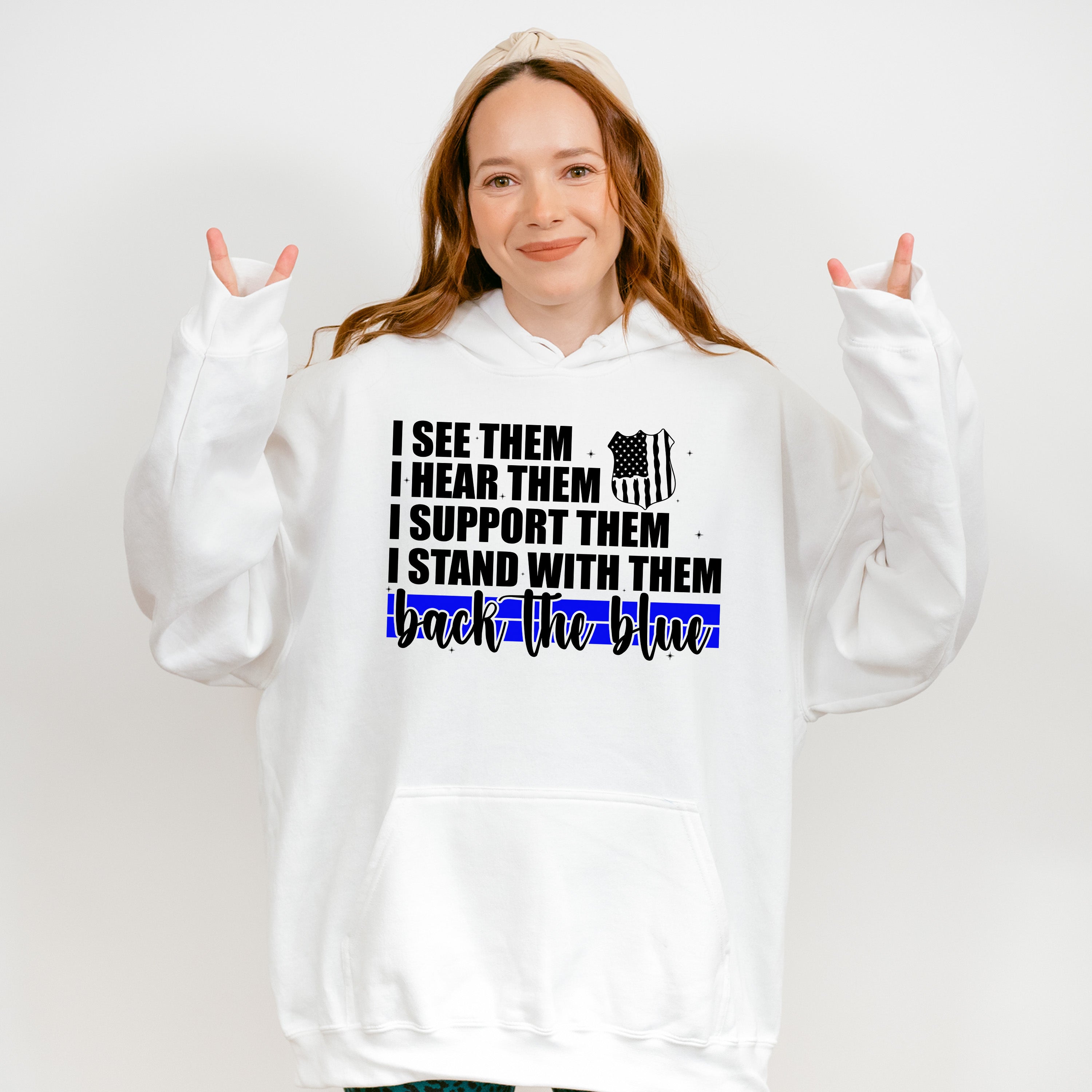 I See Them I Hear Them - Police Unisex Crewneck T-Shirt Sweatshirt Hoodie