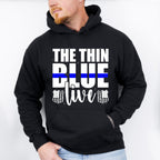 The Thin Blue Live - Police Unisex Crewneck T-Shirt Sweatshirt Hoodie