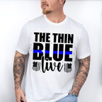 The Thin Blue Live - Police Unisex Crewneck T-Shirt Sweatshirt Hoodie
