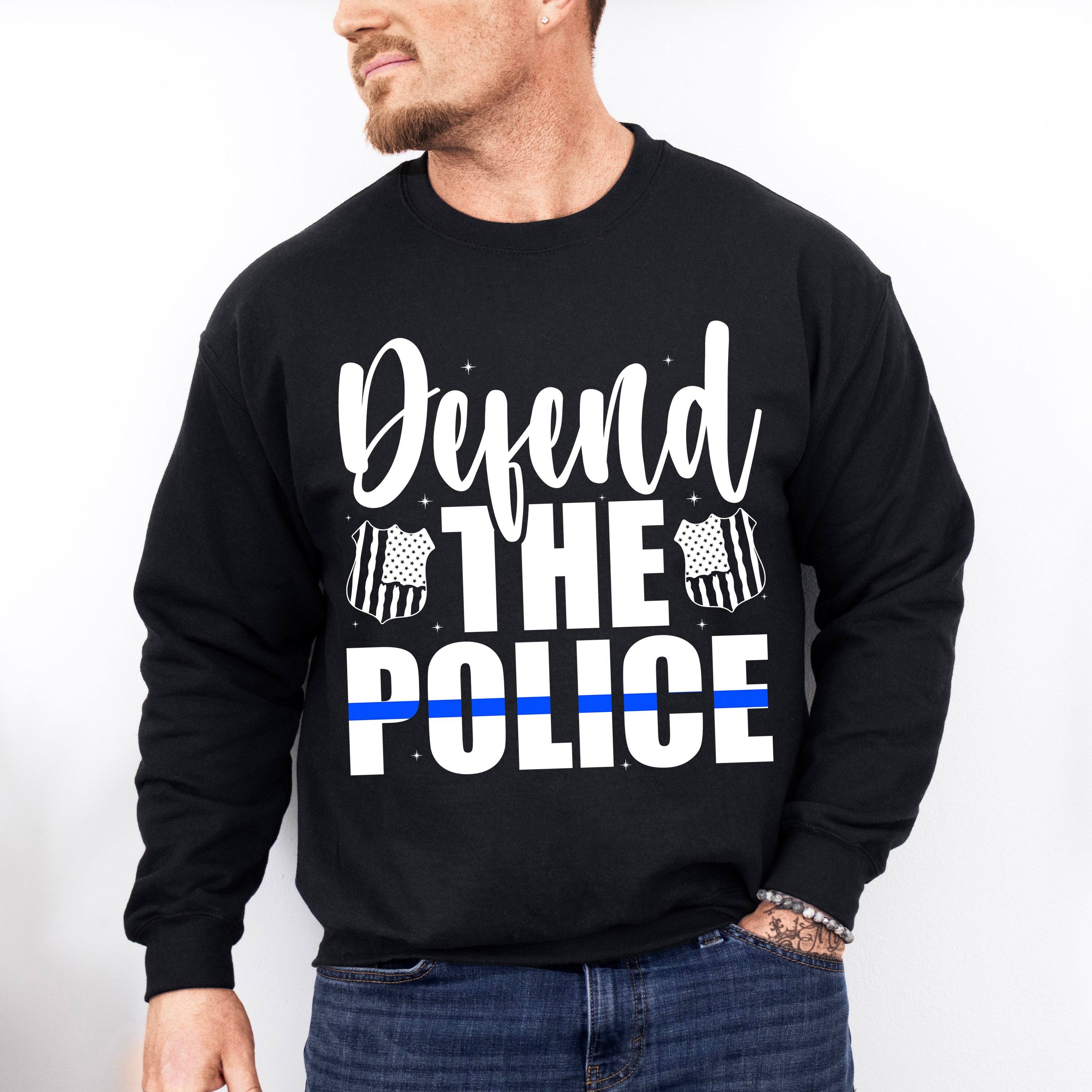 Defend The Police - Police Unisex Crewneck T-Shirt Sweatshirt Hoodie