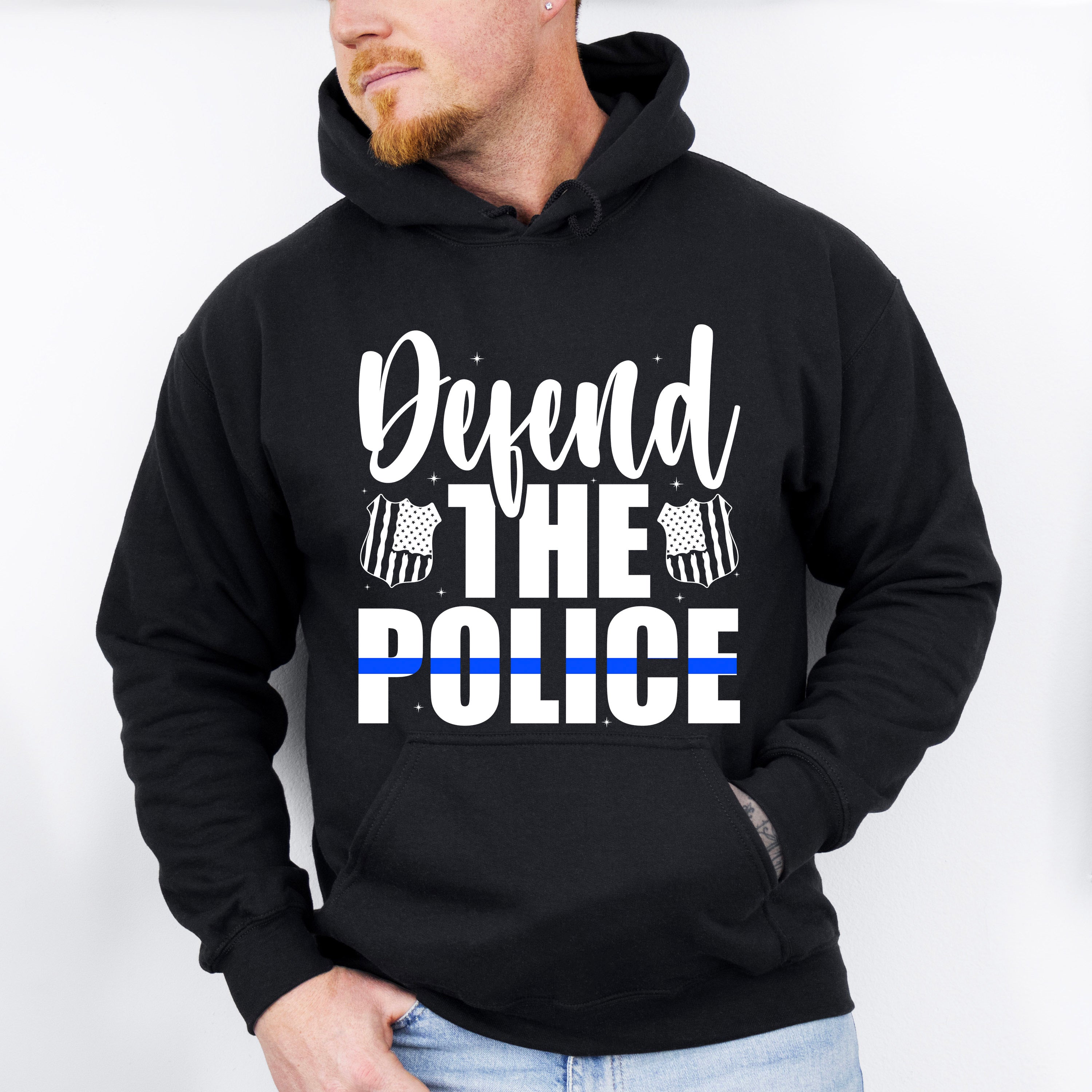 Defend The Police - Police Unisex Crewneck T-Shirt Sweatshirt Hoodie