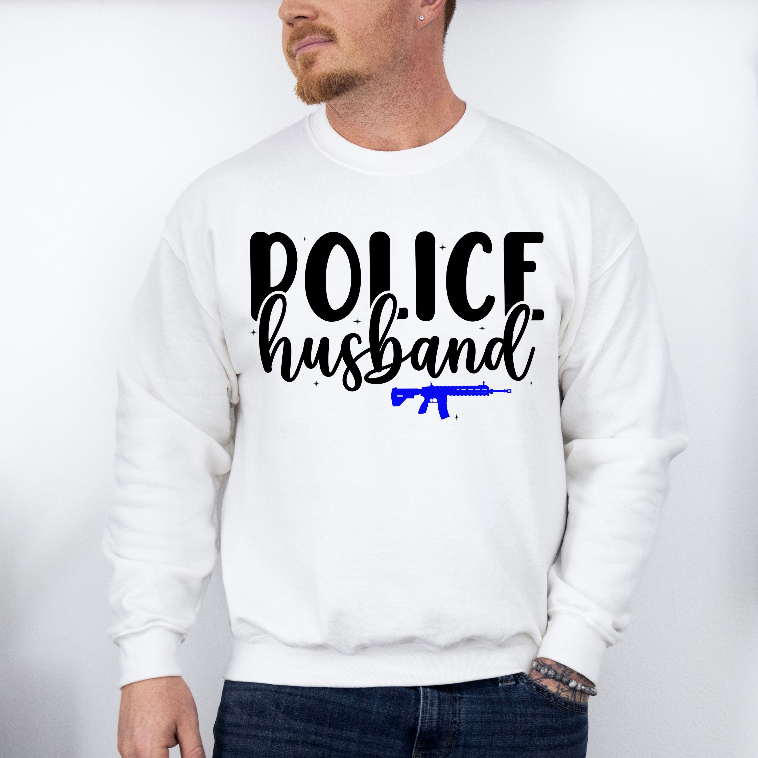 Police Husband - Police Unisex Crewneck T-Shirt Sweatshirt Hoodie