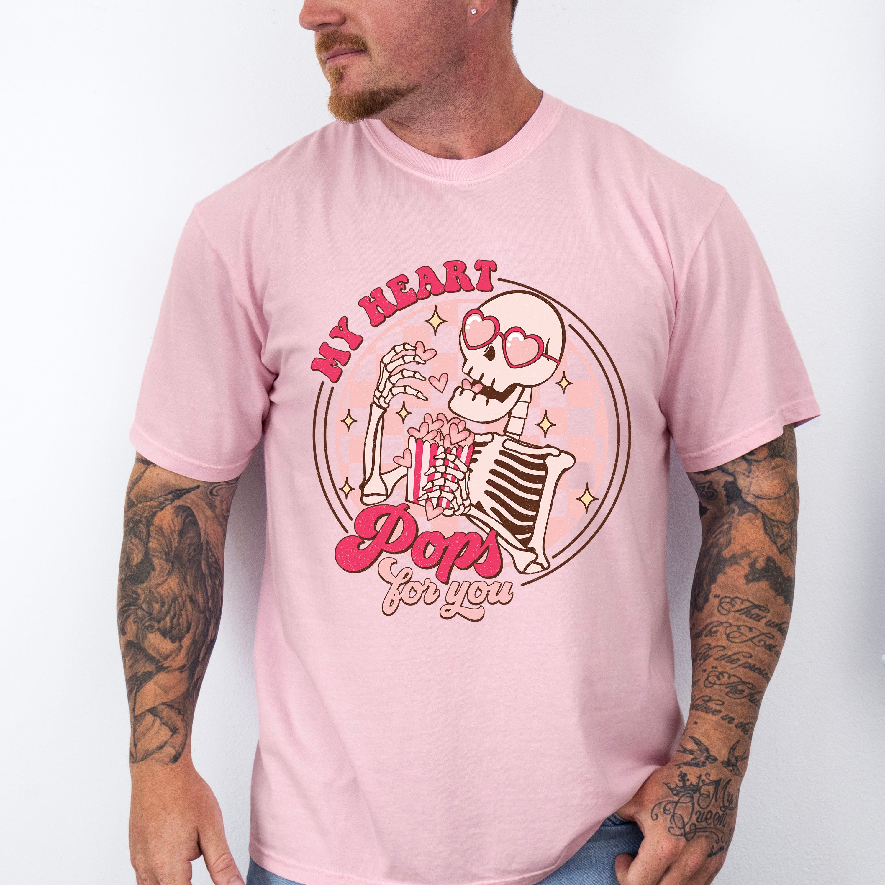My Heart Pops For You - Valentines Theme Unisex Crewneck T-Shirt Sweatshirt Hoodie