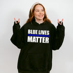 Blue Lives Matter - Police Unisex Crewneck T-Shirt Sweatshirt Hoodie