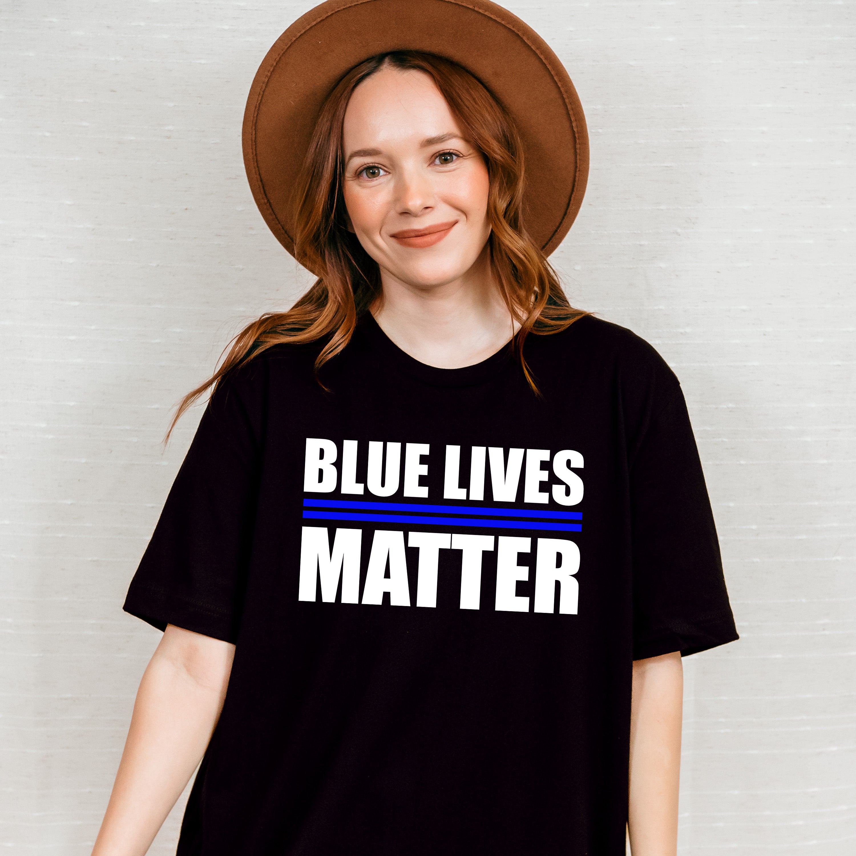 Blue Lives Matter - Police Unisex Crewneck T-Shirt Sweatshirt Hoodie