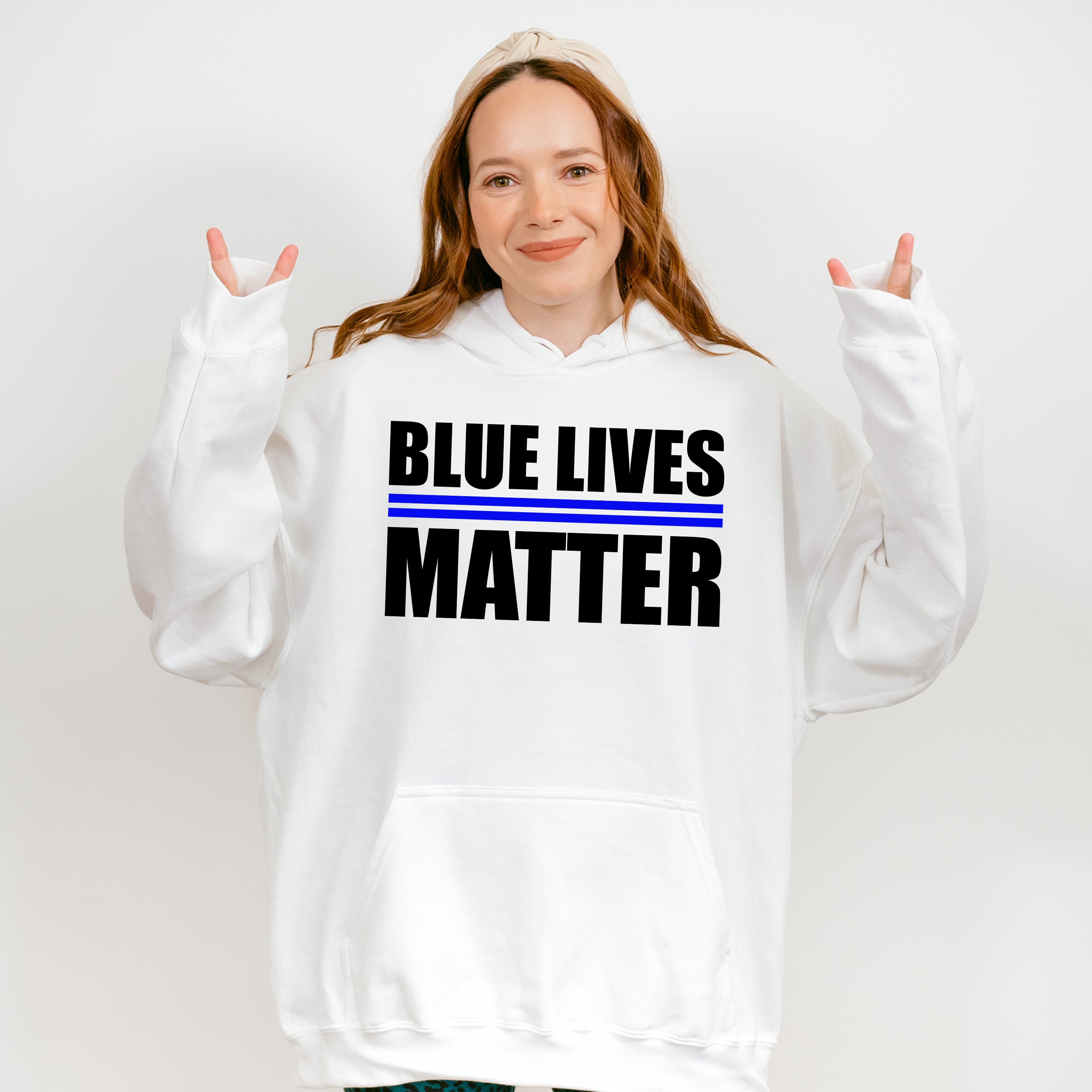 Blue Lives Matter - Police Unisex Crewneck T-Shirt Sweatshirt Hoodie