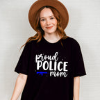 Proud Police Mom - Police Unisex Crewneck T-Shirt Sweatshirt Hoodie