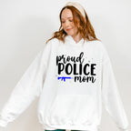 Proud Police Mom - Police Unisex Crewneck T-Shirt Sweatshirt Hoodie