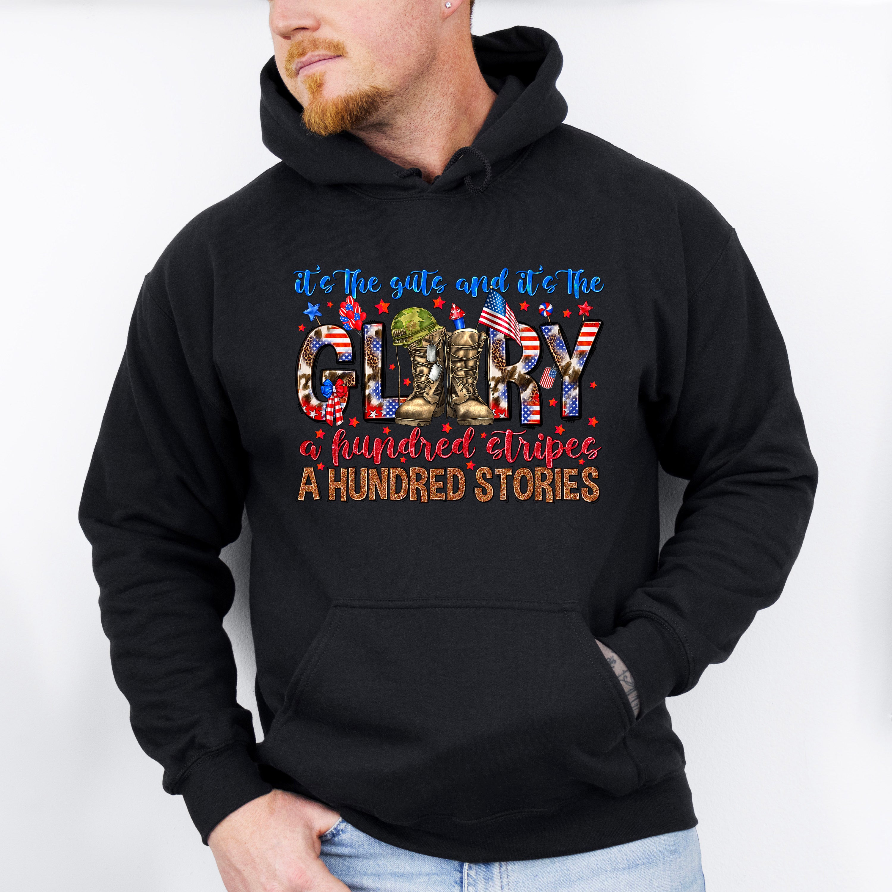 It's The Guts It's The Glory - Military Unisex Crewneck T-Shirt Sweatshirt Hoodie