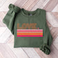 LOVE Stripes Design - Valentines Theme Unisex Crewneck T-Shirt Sweatshirt Hoodie