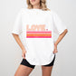 LOVE Stripes Design - Valentines Theme Unisex Crewneck T-Shirt Sweatshirt Hoodie