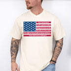 US Flag 2nd Amendment Design - Military Unisex Crewneck T-Shirt Sweatshirt Hoodie