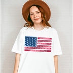 US Flag 2nd Amendment Design - Military Unisex Crewneck T-Shirt Sweatshirt Hoodie