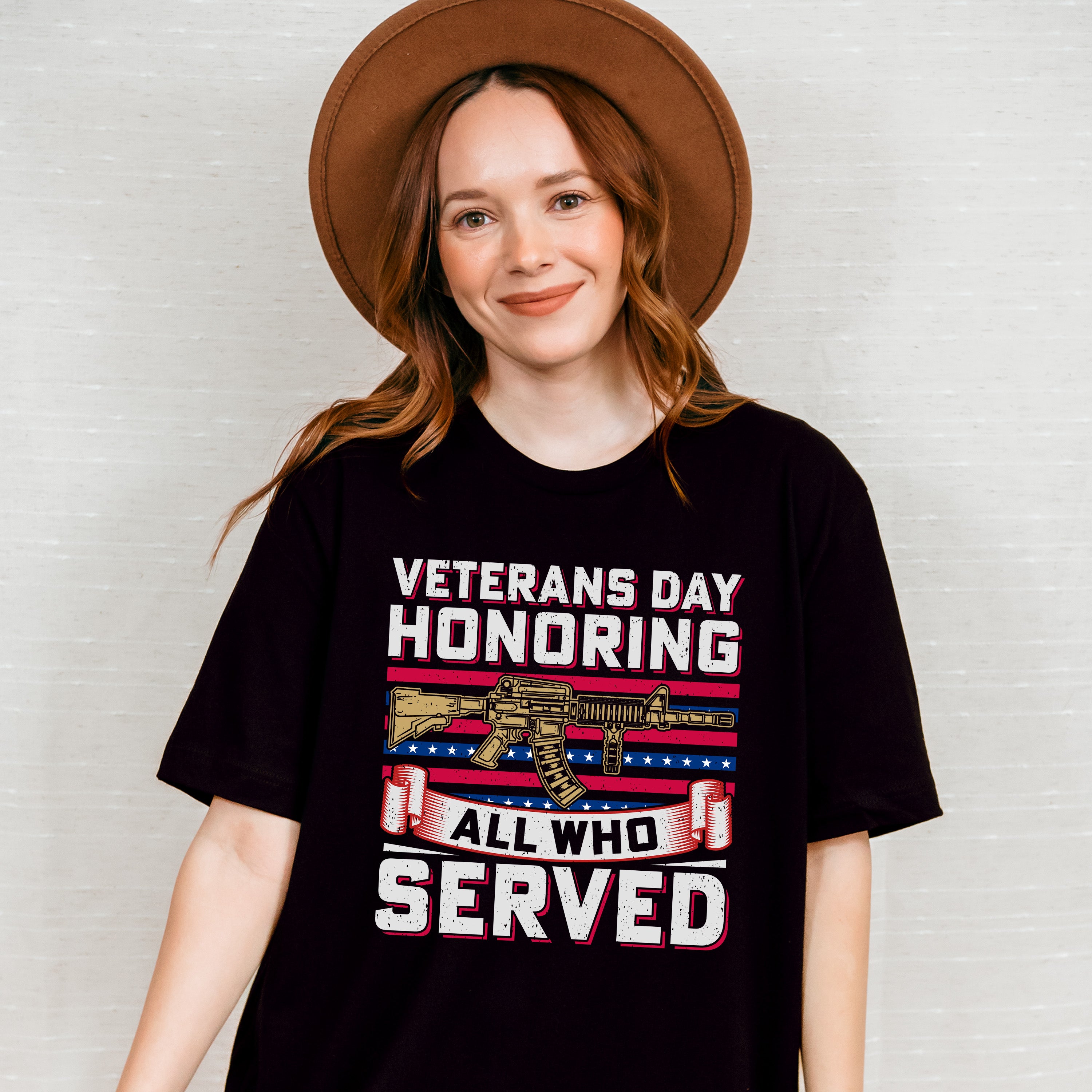 Veterans Day Honoring All Who Served - Military Unisex Crewneck T-Shirt Sweatshirt Hoodie
