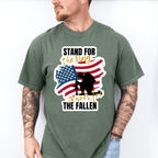 Stand For The Flag - Military Unisex Crewneck T-Shirt Sweatshirt Hoodie