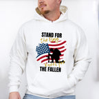 Stand For The Flag - Military Unisex Crewneck T-Shirt Sweatshirt Hoodie