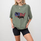 US Map Soldiers Silhouette - Military Unisex Crewneck T-Shirt Sweatshirt Hoodie