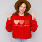 Love Never Fails - Valentines Theme Unisex Crewneck T-Shirt Sweatshirt Hoodie