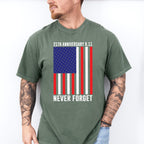 21th Anniversary 9.11 Never Forget - Military Unisex Crewneck T-Shirt Sweatshirt Hoodie
