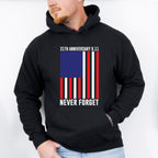 21th Anniversary 9.11 Never Forget - Military Unisex Crewneck T-Shirt Sweatshirt Hoodie