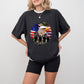 Bald Eagle Soldiers Silhouette Design - Military Unisex Crewneck T-Shirt Sweatshirt Hoodie