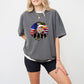 Bald Eagle Soldiers Silhouette Design - Military Unisex Crewneck T-Shirt Sweatshirt Hoodie