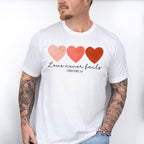 Love Never Fails - Valentines Theme Unisex Crewneck T-Shirt Sweatshirt Hoodie