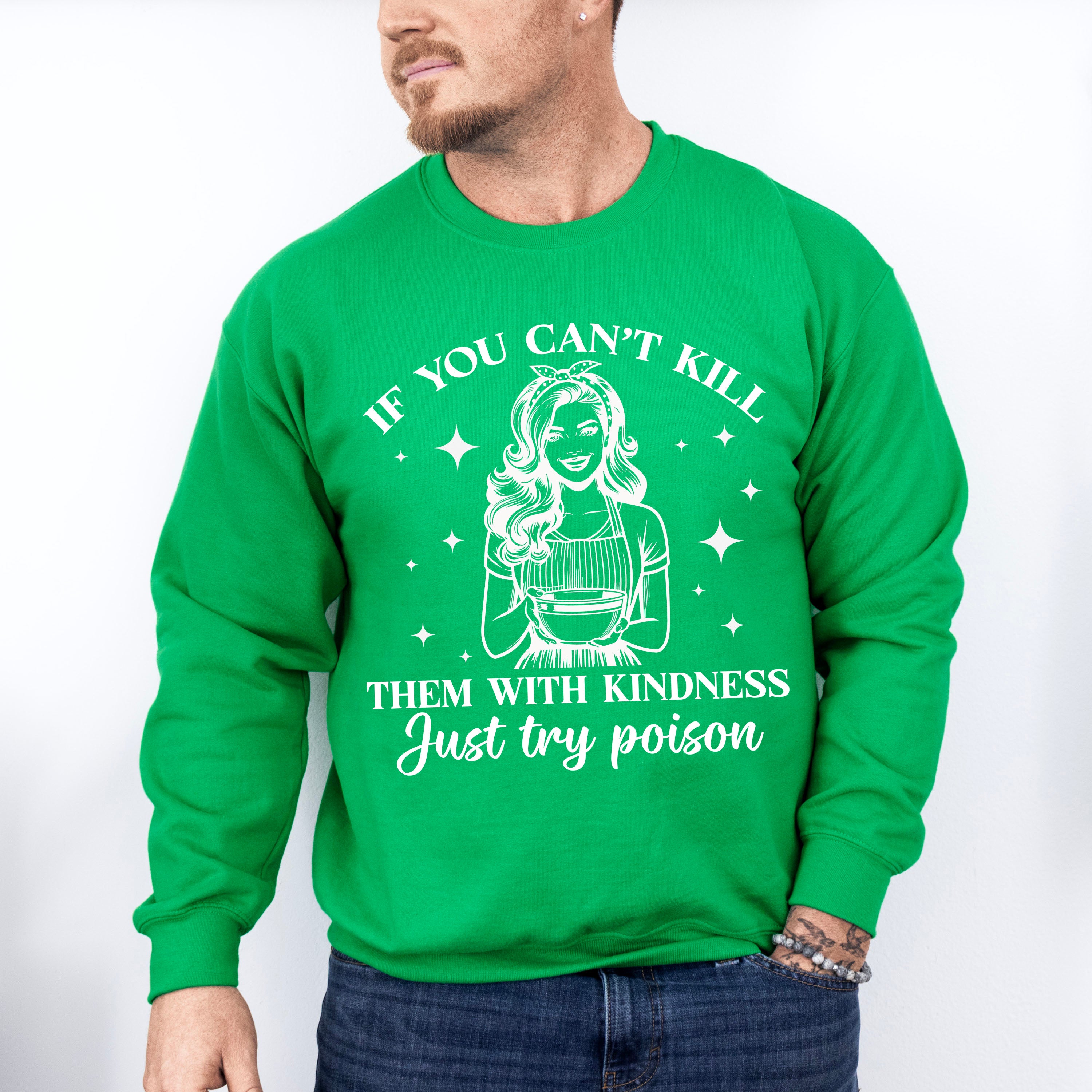 Just Try Poison - Funny Unisex Crewneck T-Shirt Sweatshirt Hoodie