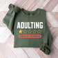 Adulting One Star Would Not Recommend - Funny Unisex Crewneck T-Shirt Sweatshirt Hoodie