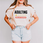 Adulting One Star Would Not Recommend - Funny Unisex Crewneck T-Shirt Sweatshirt Hoodie