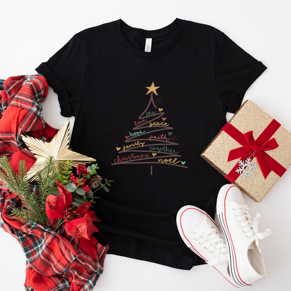 Christmas Tree Design - Christmas Unisex Crewneck T-Shirt Sweatshirt Hoodie