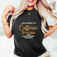 I Run Entirely On Caffeine Sarcasm - Funny Unisex Crewneck T-Shirt Sweatshirt Hoodie