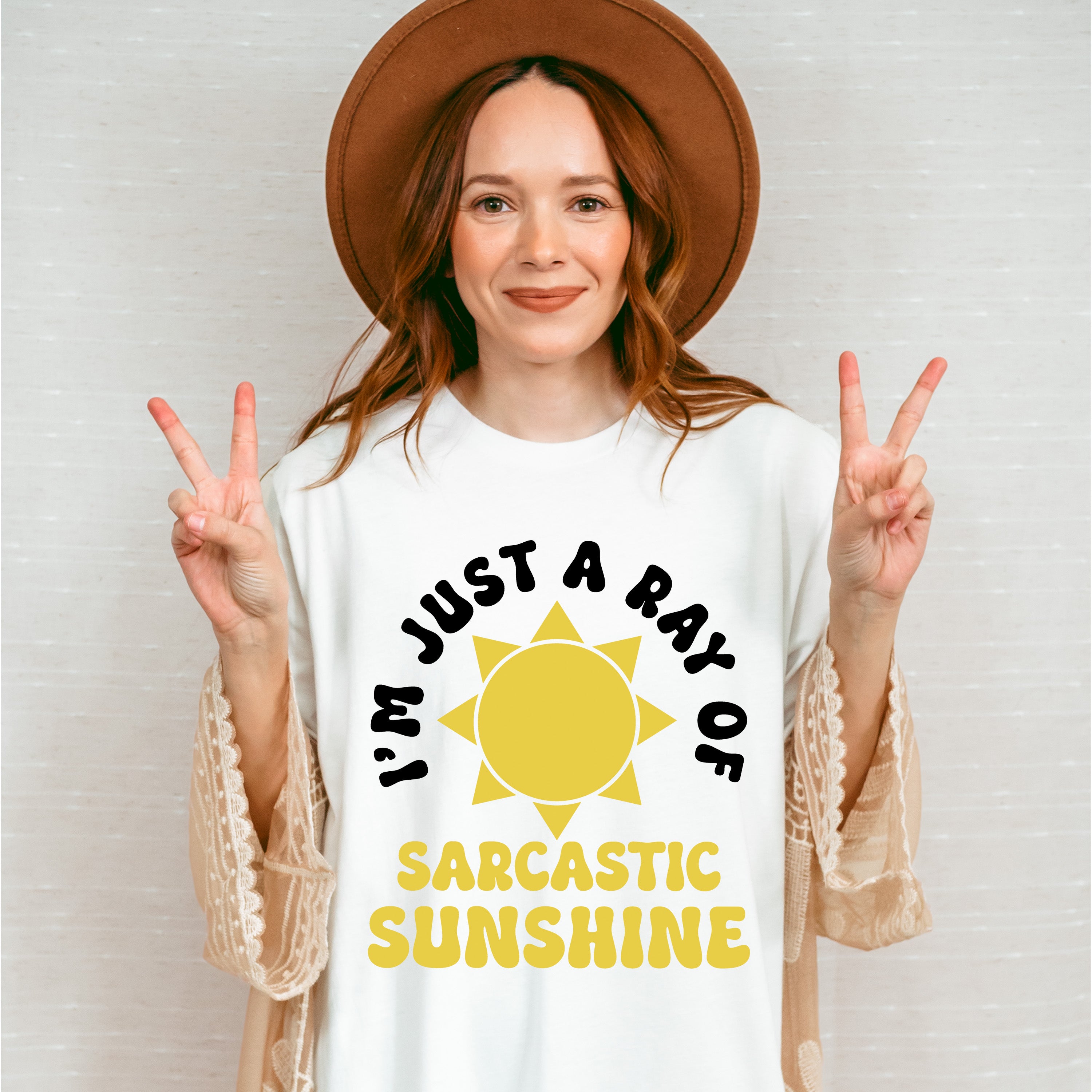 I'm Just A Ray Of Sarcastic Sunshine - Funny Unisex Crewneck T-Shirt Sweatshirt Hoodie