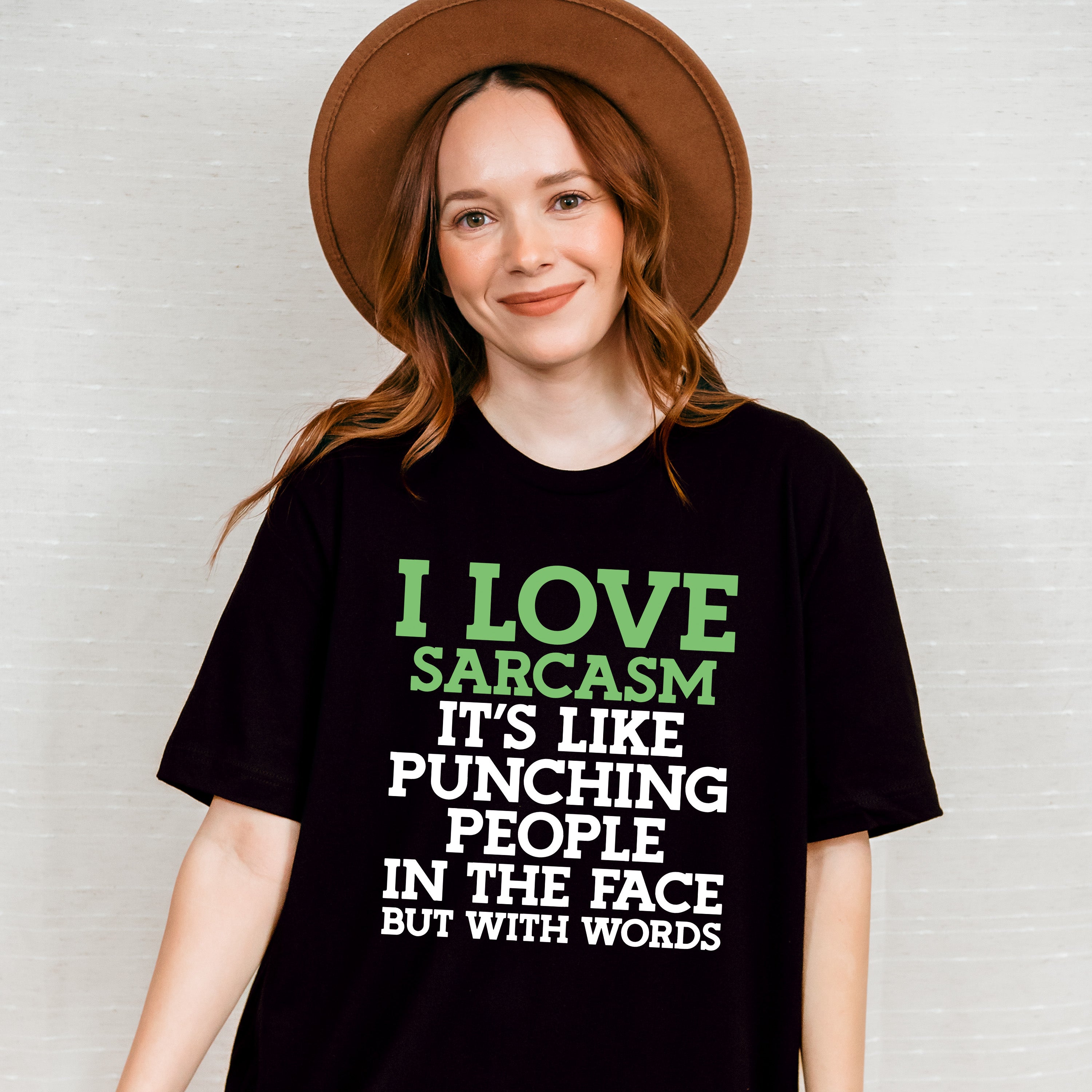 Punching People In The Face But With Words - Funny Unisex Crewneck T-Shirt Sweatshirt Hoodie