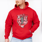 Valentines Day Doodles Design - Valentines Theme Unisex Crewneck T-Shirt Sweatshirt Hoodie